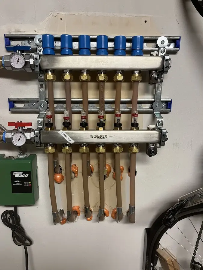 Plumber performing Leak Detection at a residential property in Doffing